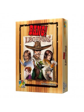 Caja y cartas de la expansión BANG! Legends Leyendas