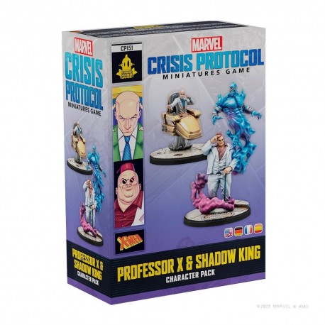 Miniaturas de Profesor X y El Rey Sombra para Marvel Crisis Protocol
