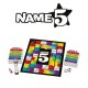 Caja del juego de mesa Name 5 Big Box con colores vibrantes