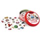 Boîte de jeu Dobble Marvel Emoji avec cartes