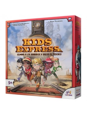 Caja del juego de mesa Kids Express con personajes del tren