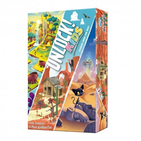 Caixa do jogo de tabuleiro Unlock! Kids Stories