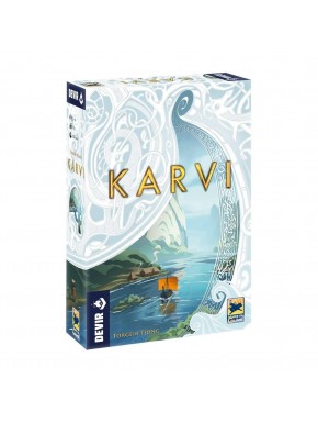 Caja del juego de mesa Karvi de Devir