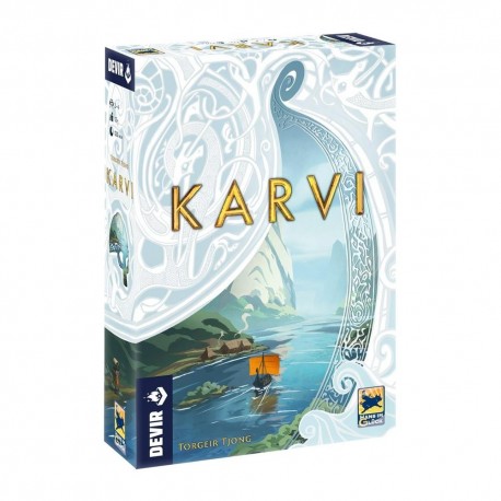 Caja del juego de mesa Karvi de Devir