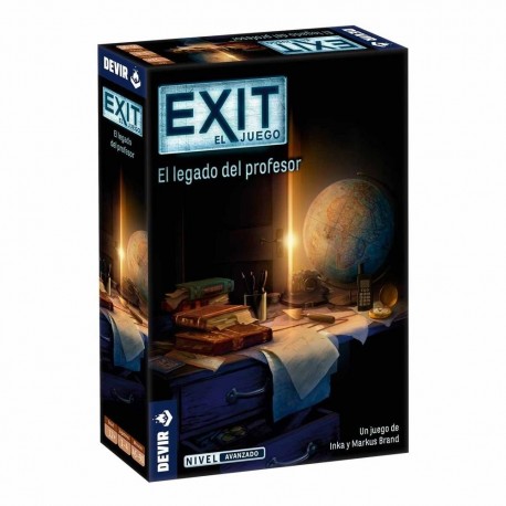 Caja del juego de mesa Exit El Legado del Profesor