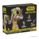 Caja y figuras del juego Star Wars Shatterpoint
