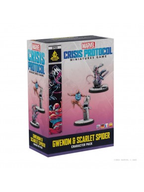Miniaturas de Gwenom y Araña Escarlata de Marvel Crisis Protocol