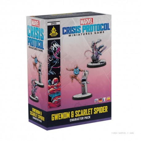 Miniaturas de Gwenom y Araña Escarlata de Marvel Crisis Protocol