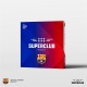 Caja del juego de mesa Superclub Manager Kit FC Barcelona