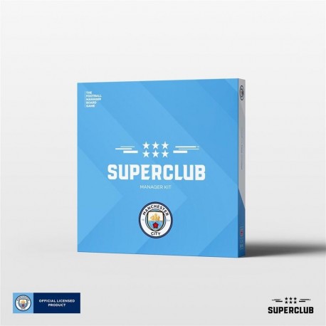 Caja azul del Kit Manager del Manchester City de Superclub