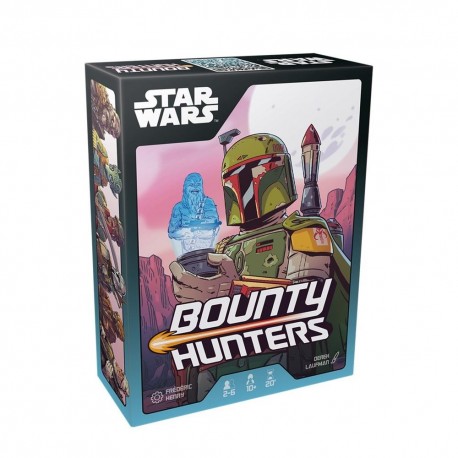 Caja del juego de cartas Star Wars Bounty Hunters