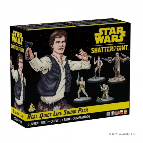 Caja del juego Star Wars Shatterpoint Real Quiet Like Squad Pack