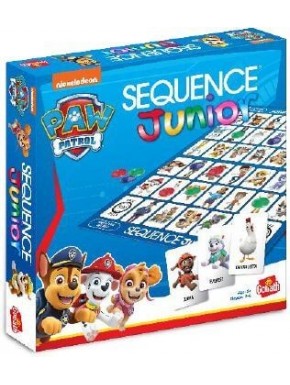 Caja del juego de mesa Sequence Junior Paw Patrol