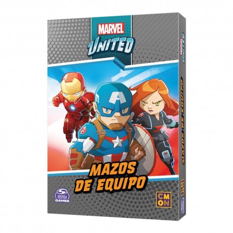 Caja expansión Marvel United Mazos de Equipo