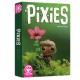Caixa do jogo de tabuleiro Pixies com criatura da floresta