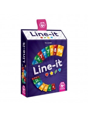 Caixa do jogo de tabuleiro Line-it da Tranjis Games
