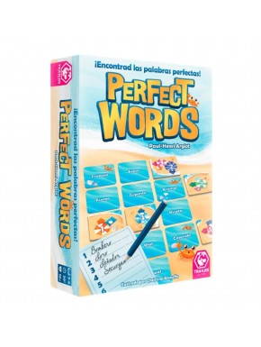 Caja del juego de mesa Perfect Words de Tranjis Games