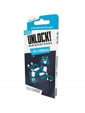Caixa do jogo O Gato de Schrödinger de Unlock!