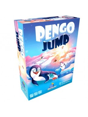 Caixa do jogo de tabuleiro Pengo Jump