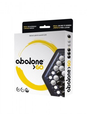 Caja y piezas del juego de mesa Abalone GO
