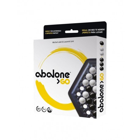 Caja y piezas del juego de mesa Abalone GO