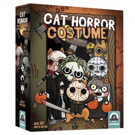 Caixa do jogo de tabuleiro Cat Horror Costume