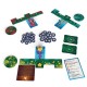 Caja del juego de mesa Fairy Ring y componentes