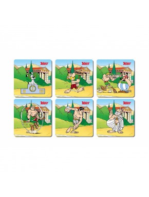 Set 6 Coasters Olympic Games Asterix