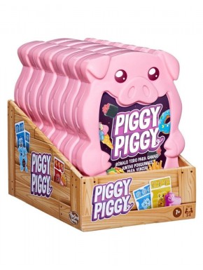 Jogo de cartas Piggy Piggy estojo rosa