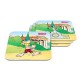 Set 6 Coasters Olympic Games Asterix