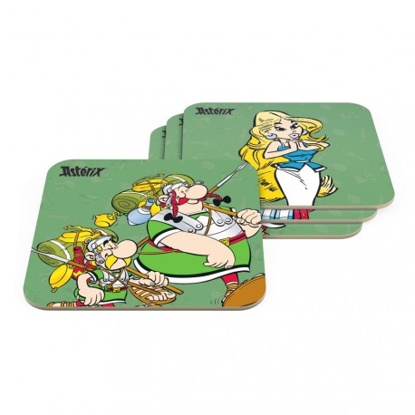 Set 6 Coasters Legionaries Asterix