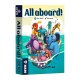 Caixa do jogo de cartas All Aboard! da Devir