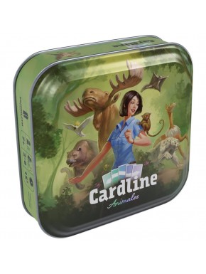 Caixa de jogo de cartas Cardline Animais 2 com ilustrações