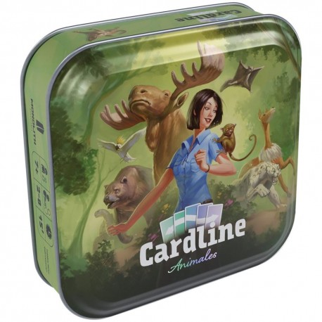 Caixa de jogo de cartas Cardline Animais 2 com ilustrações
