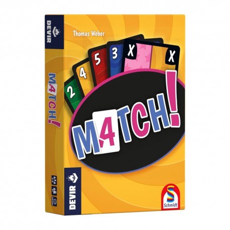 Caja del juego de cartas Match! Pocket de Devir