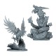 Caixa e miniaturas de Zombicide: Bestas Divinas