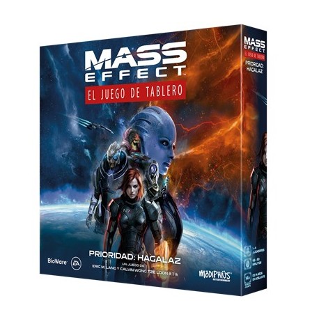 Boîte de jeu de société Mass Effect avec miniatures détaillées