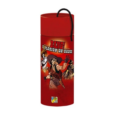 Caixa do jogo de tabuleiro Bang! Explosão de Dados