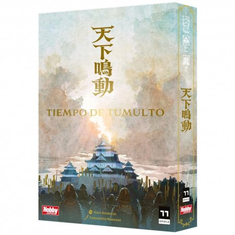 Caja del juego de mesa Tiempo de Tumulto