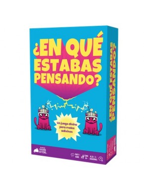 Caixa do jogo de tabuleiro 'Em que você estava pensando?'