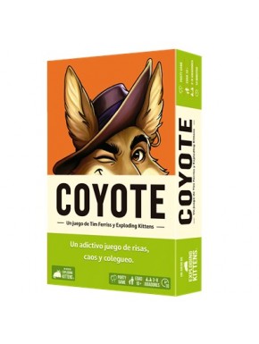 Caixa do jogo de tabuleiro Coyote