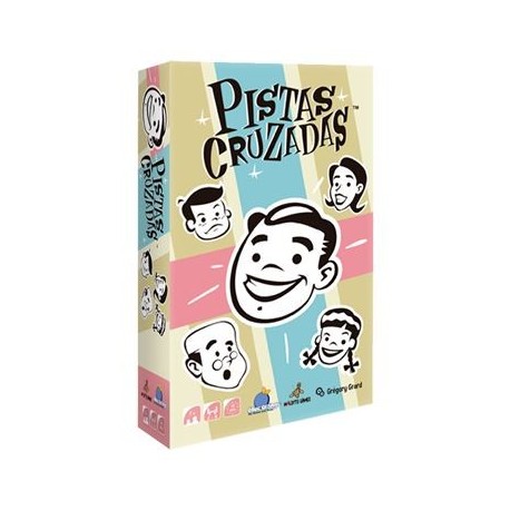 Caixa do jogo de tabuleiro Pistas Cruzadas da Devir