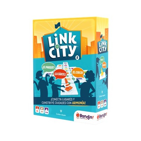 Caixa do jogo de tabuleiro Link City