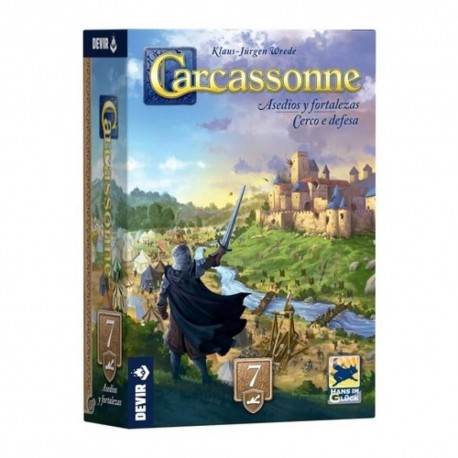 Caixa de Carcassonne Cercos e Fortalezas Expansão 7