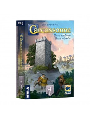 Caixa da expansão Carcassonne: Torres e Ladrões