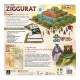 Caixa do jogo de tabuleiro Ziggurat com design 3D