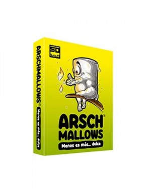 Caixa e cartas do jogo de cartas Arschmallows