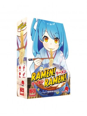 Caixa do jogo de tabuleiro ¡Ramen! ¡Ramen!