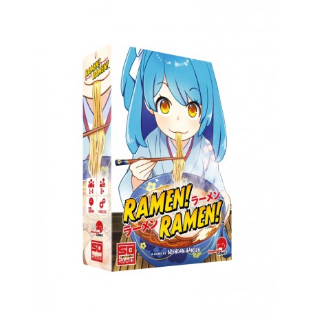 Caixa do jogo de tabuleiro ¡Ramen! ¡Ramen!