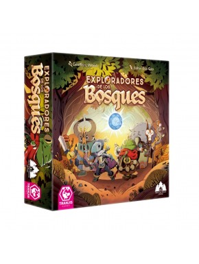 Caja del juego de mesa Exploradores de los Bosques